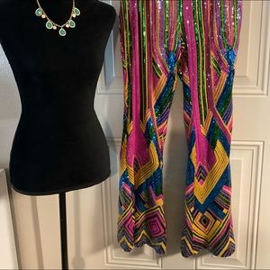 Space Cowgirl Nashville Sequin Flare Pants